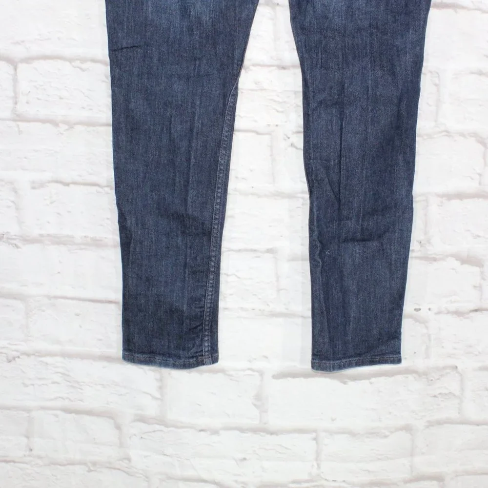 Michael Kors Blue Denim Slim Fit Medium Wash Parker Jeans Size 33 - Picture 6 of 10